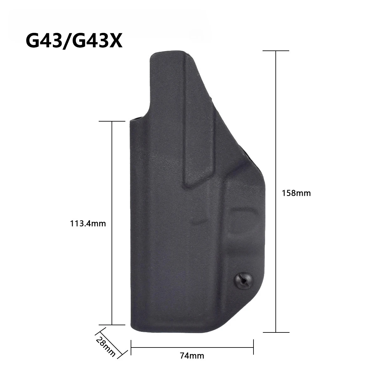 Фото Кобура для пистолета IWB Kydex для G17 G19 G26 G43 G43x CZ P07 1911, внутренний пояс, скрытый зажим для ремня, чехол для хранения пистолета №5