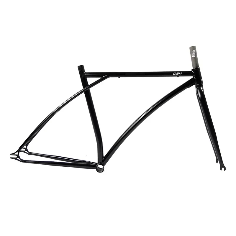 

700C Fixed Gear Bike Frame Fixie Bicycle Frameset Cr-Mo Steel Material Racing Single Speed Cycling Parts Free Shipping 52cm 49cm