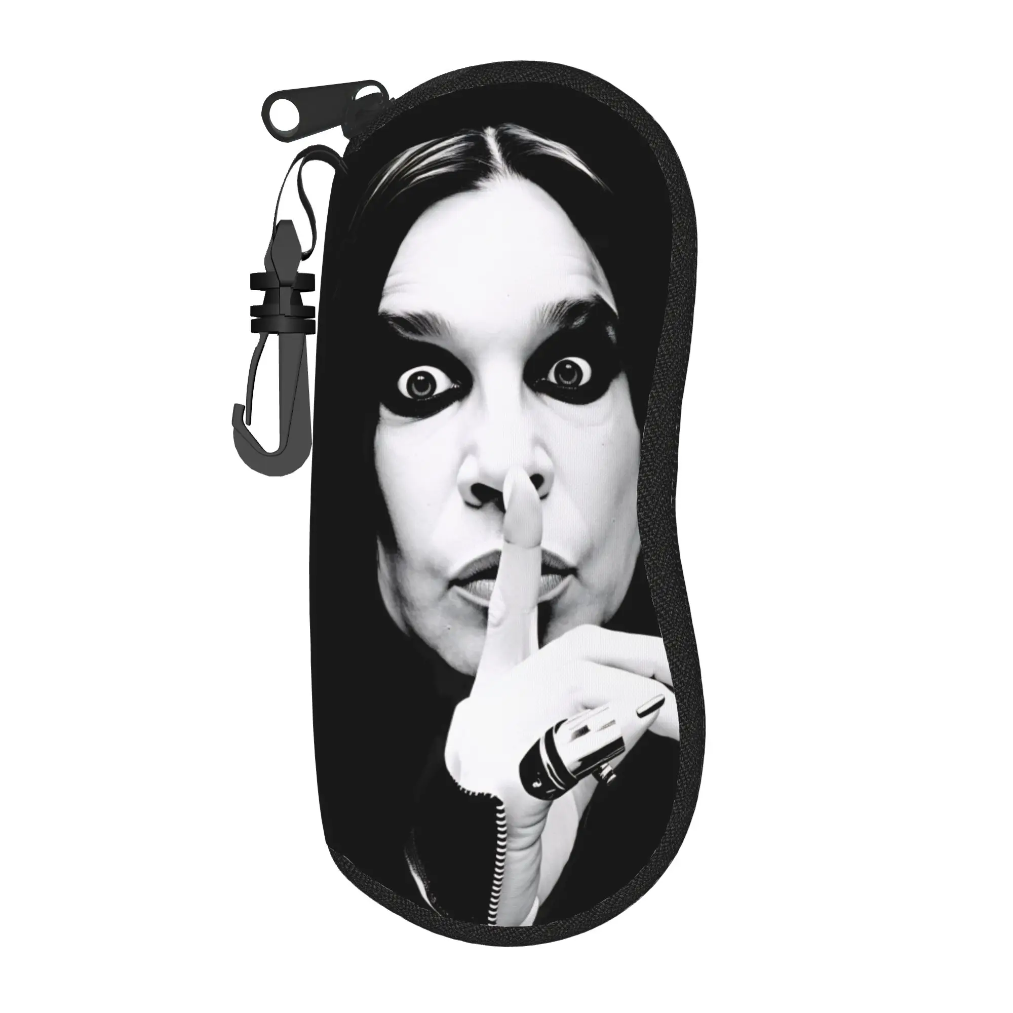 Фото Чехол для очков Ozzy Osbournes, чехол для солнцезащитных очков на молнии, унисекс, дорожный футляр для очков, модный аксессуар для очков №1
