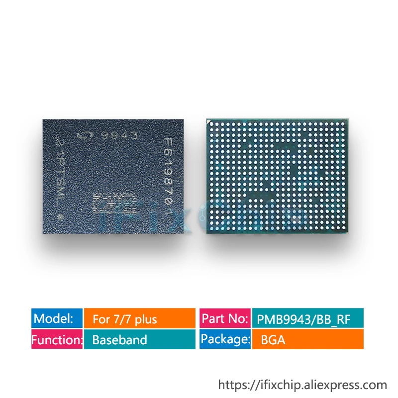 

BB_RF 9943 интегральная микросхема процессора для iPhone 7 7PLUS для версии intel