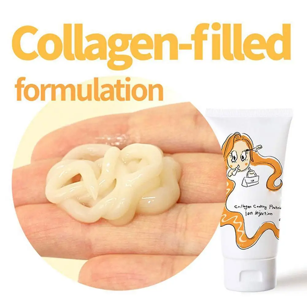 Для Elizavecca 100 г коллагеновое покрытие протеин кондиционер для волос маска