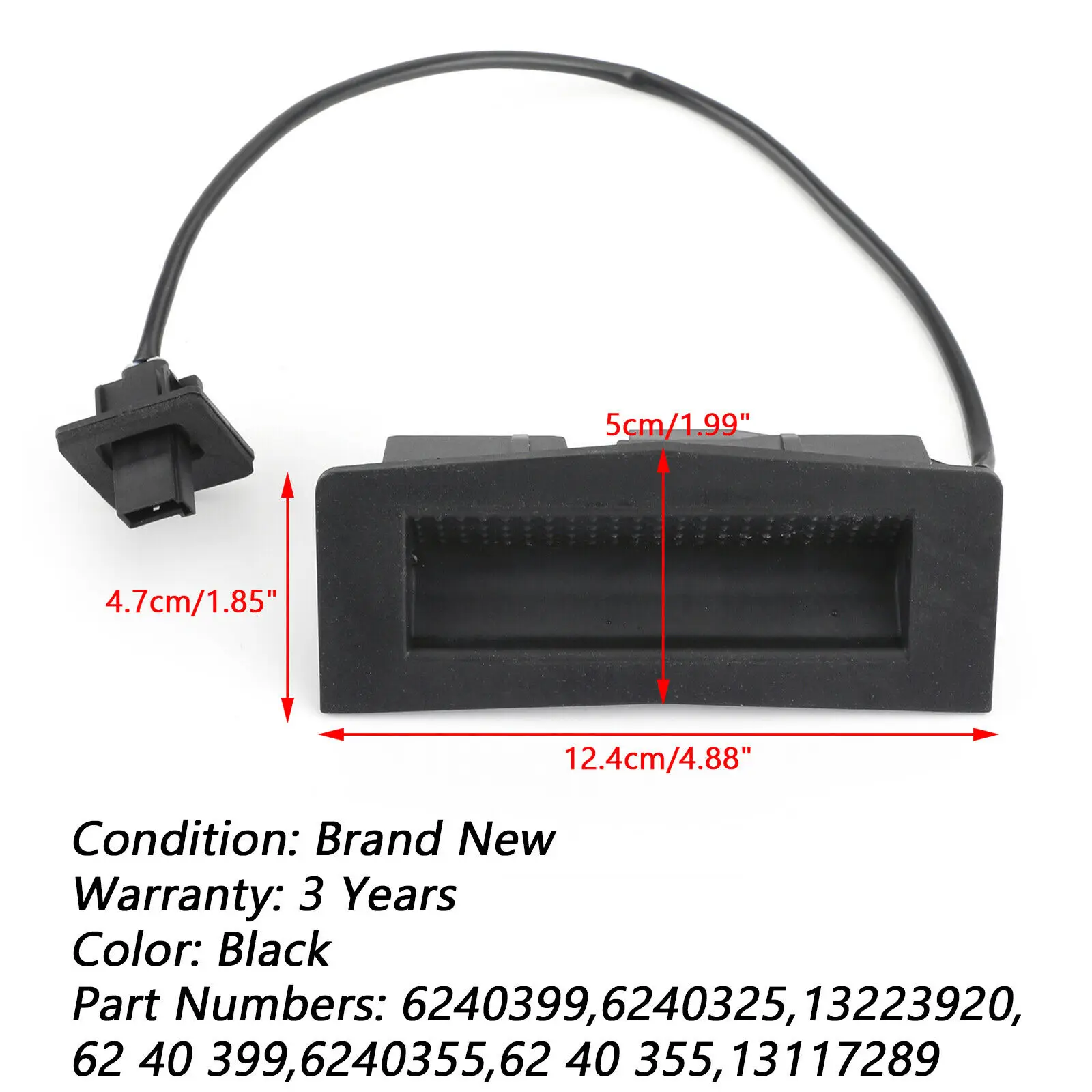 Внешняя ручка крышки багажника переключатель задней двери для Vauxhall/Opel/Astra H 2004-2010