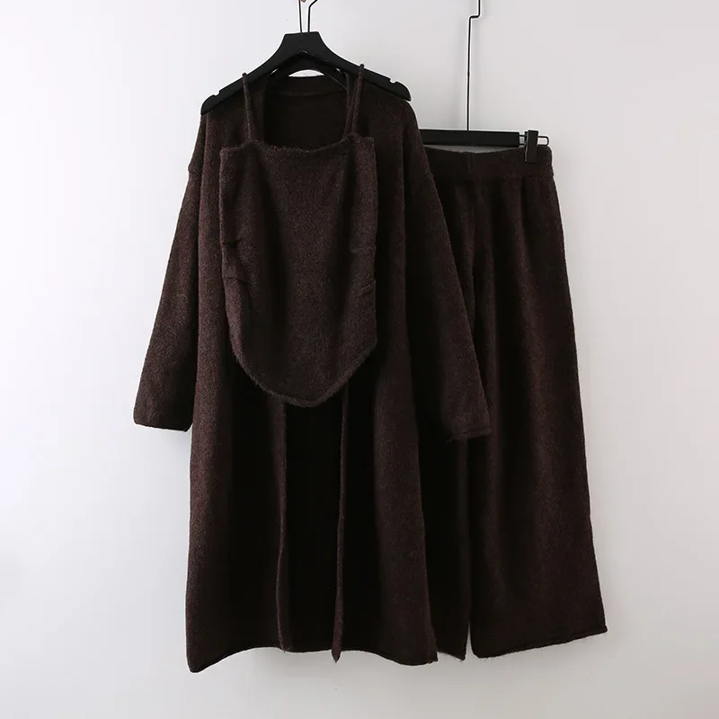 Кардиган-свитер в Корейском стиле SuperAen Новинка осени 2024 стильные Асимметричные