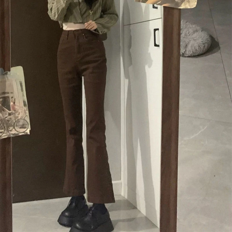 

Jeans women's Spring And Autumn 2022 New high-waisted Slim all-match Black Small Straight wide-leg Mom Jeans Womens