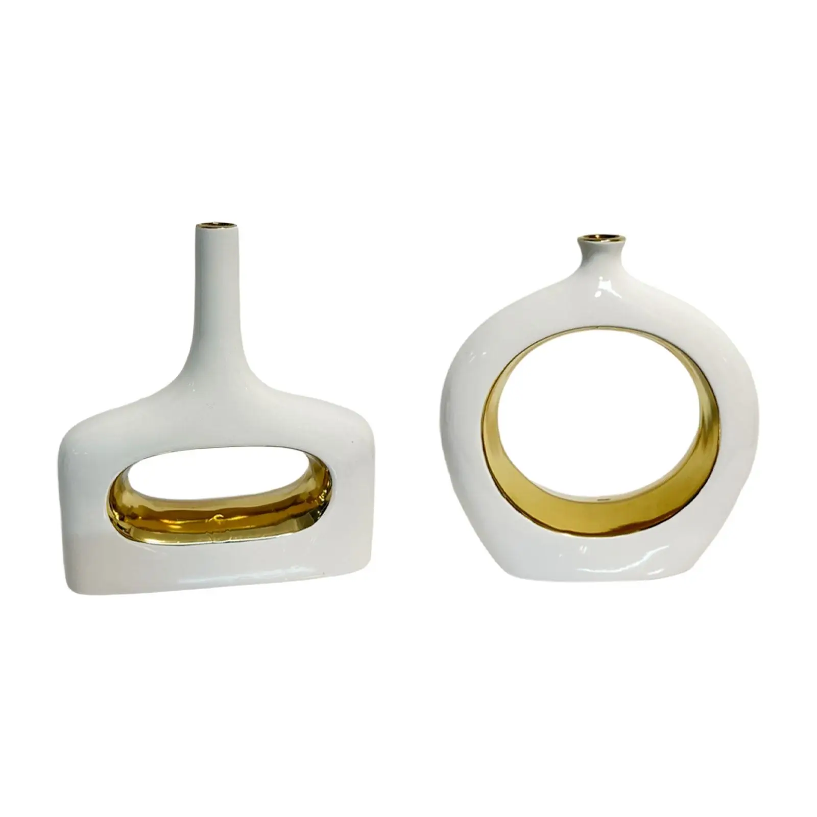 

Flower Vase Desk Collectible Ornament Ceramic Vase for Gift Dorm Dining Room