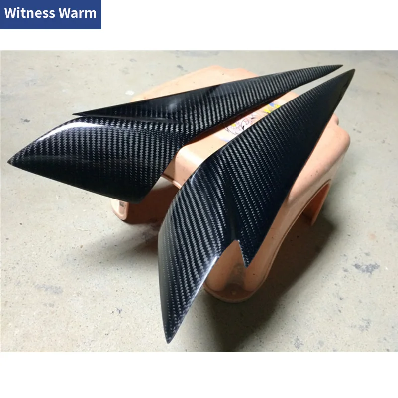 Передний бампер из углеродного волокна спойлер накладка на фару отделка для