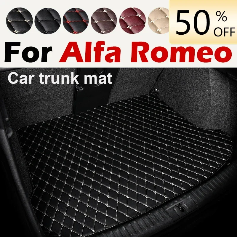 Коврик для багажника автомобиля Alfa Romeo Stelvio 2017 2018 2019 2020 2021