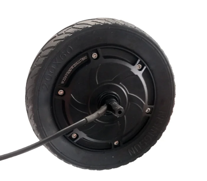 Купи 8 inch 24v 36v wide wire hub wheel motor scooter motor dc brushless electronic bike hub motor за 6,894 рублей в магазине AliExpress