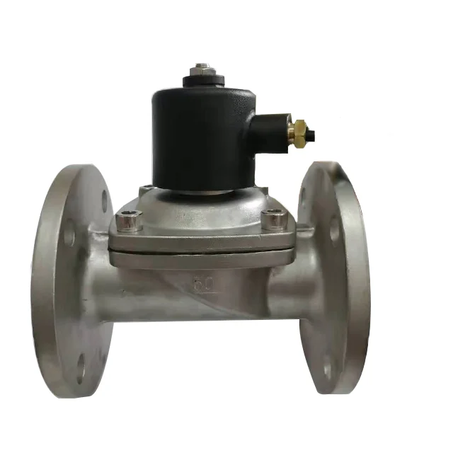 

Stainless steel flange high temperature water safety control solenoid valve