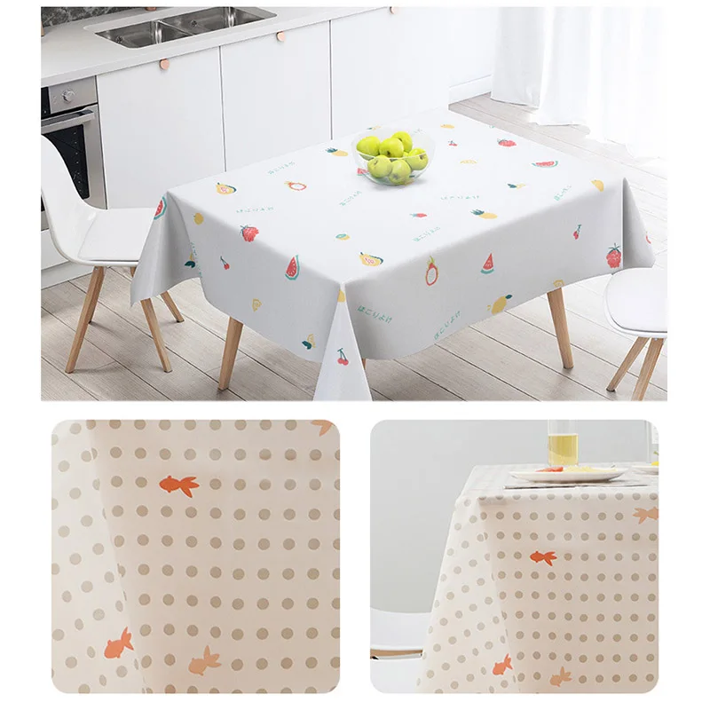 Столешница пластиковая с принтом цвета, для свадьбы, дня рождения, прямоугольной формы, покрывало для стола, протирка, водонепроницаемое.