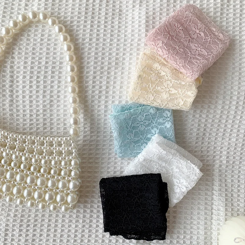 Летние свободные длинные носки для женщин и девочек кружевные прозрачные