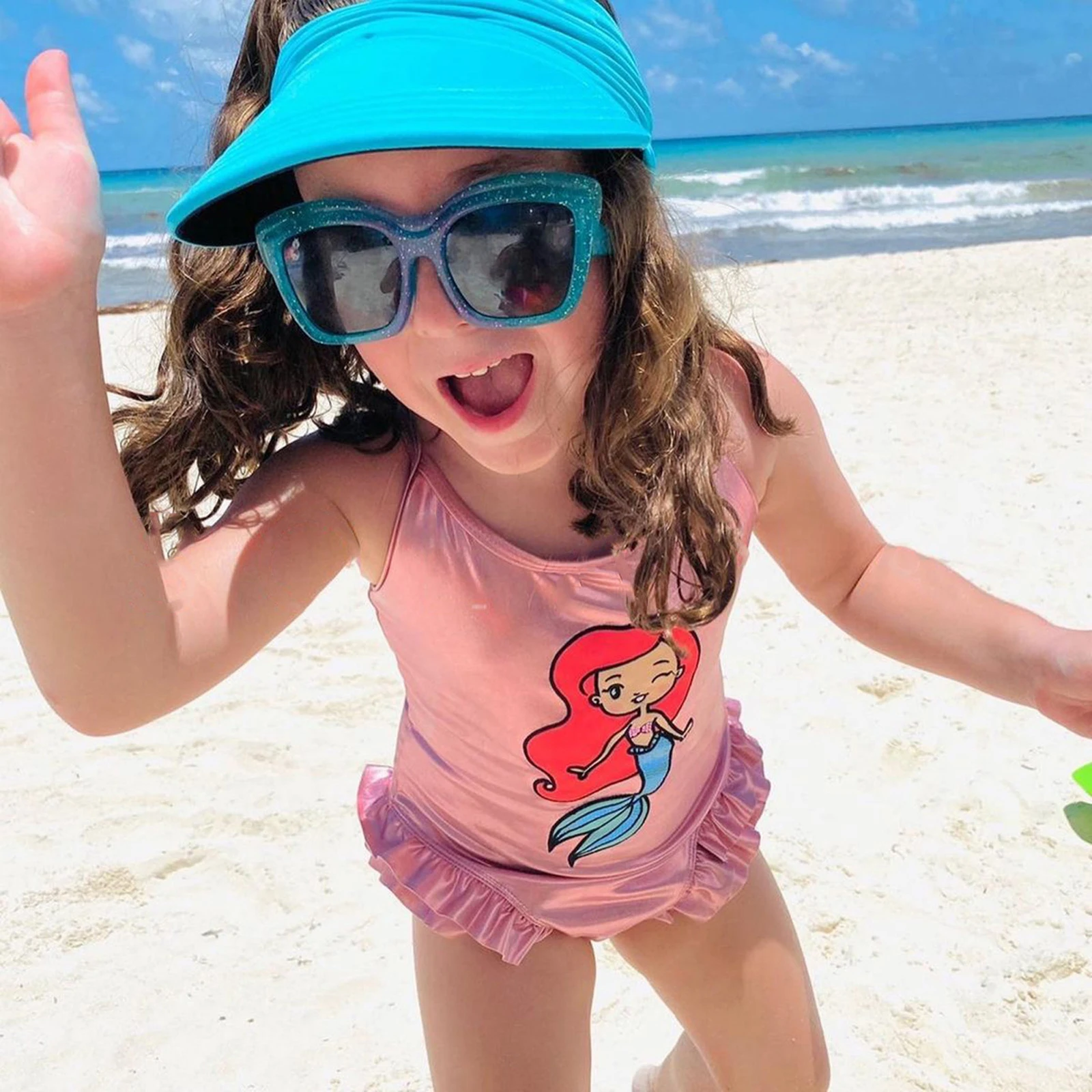 

Kids Unisex Outdoor Peaked Cap Solid Color Empty Top Breathable Sun Protective Cap