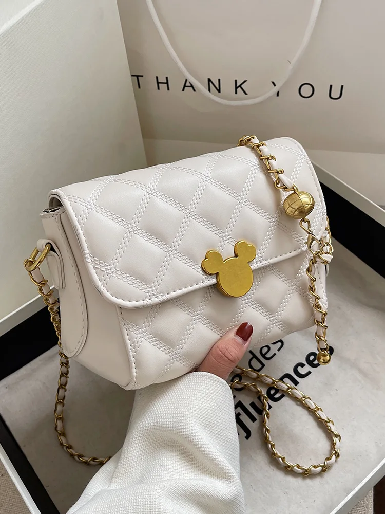 

Design Quilted PU Leather Crossbody Sling Bags for Women 2022 Summer Trendy Lady Fashion Shoulder Side Bag Handbags Navy Blue