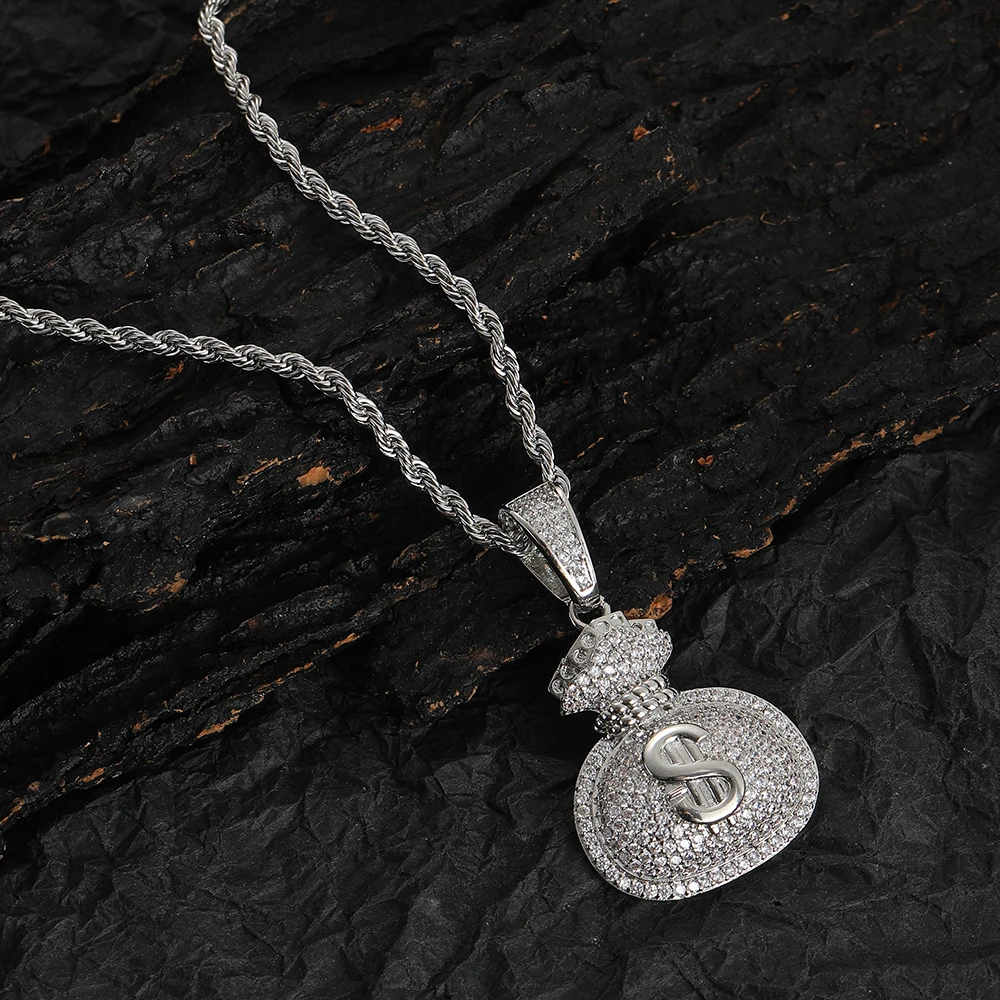 Цепочка EYIKA в стиле хип-хоп для мужчин Ювелирное Украшение со сверкающими