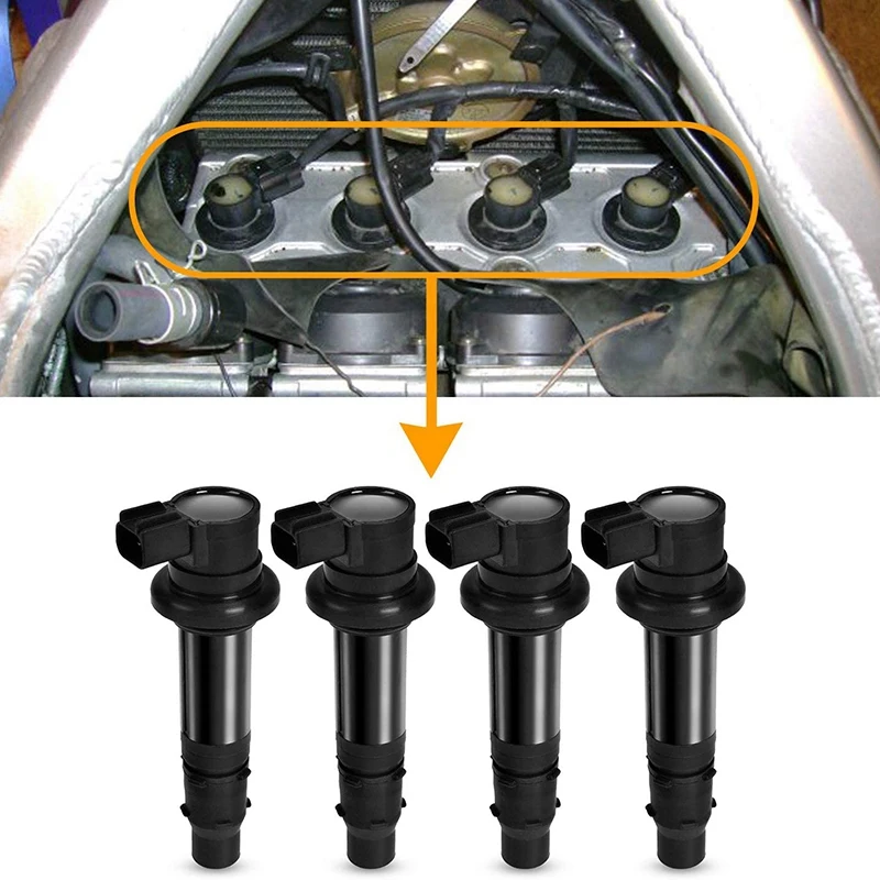 Искровая катушка 5VY-82310-00-00 F6T558 для Yamaha YZF-R6 YZF-R6S YZF-R1 FZ1 Vmax 1700 FZS1 Аксессуары для мотоцикла 8 упаковок.