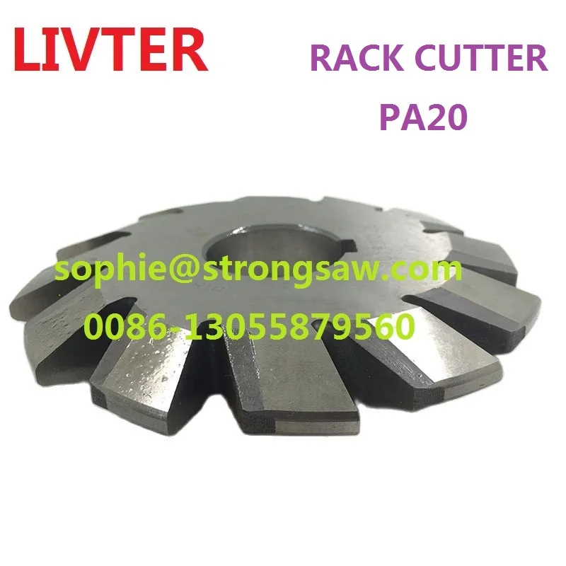 Livter 110-120*32mm Inner hole M1 M1.5 M2 M2.5 M3 M3.5 M4 PA20 HSS Rack Milling cutter Article gear Milling cutter Free shipping