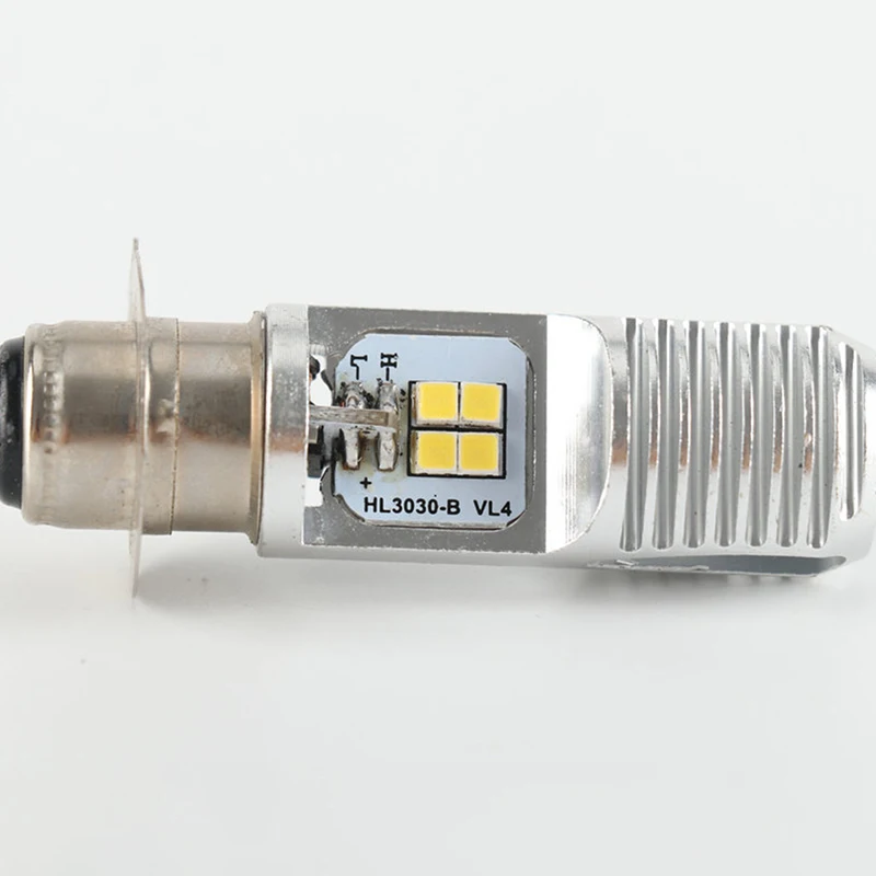 

1pcs Motorcycle Headlight Bulb P15D LED Scooter Light T19 4LED Beam Light Lamp Bulb Motorcycle Auxiliary Lights Led Headlight