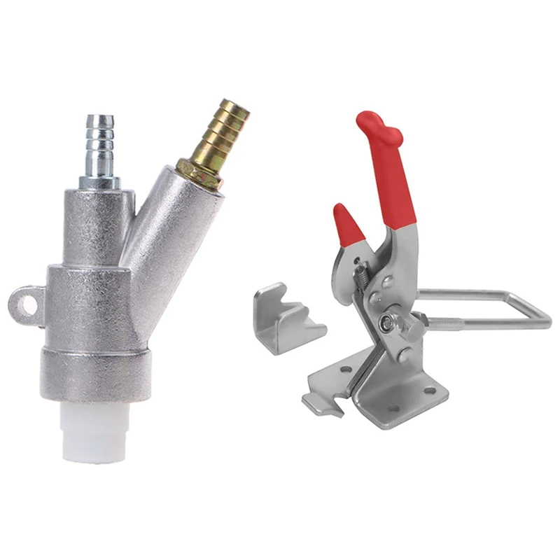 

Сверхмощная регулируемая защелка с U-образным болтом и 1 Автоматическая пескоструйная машина (без насадки), 2 шт., 2000 фунтов