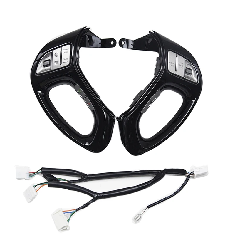 

Черные панельные кнопки круиз-контроля, кнопки рулевого колеса автомобиля для Hyundai ix35 Tucson