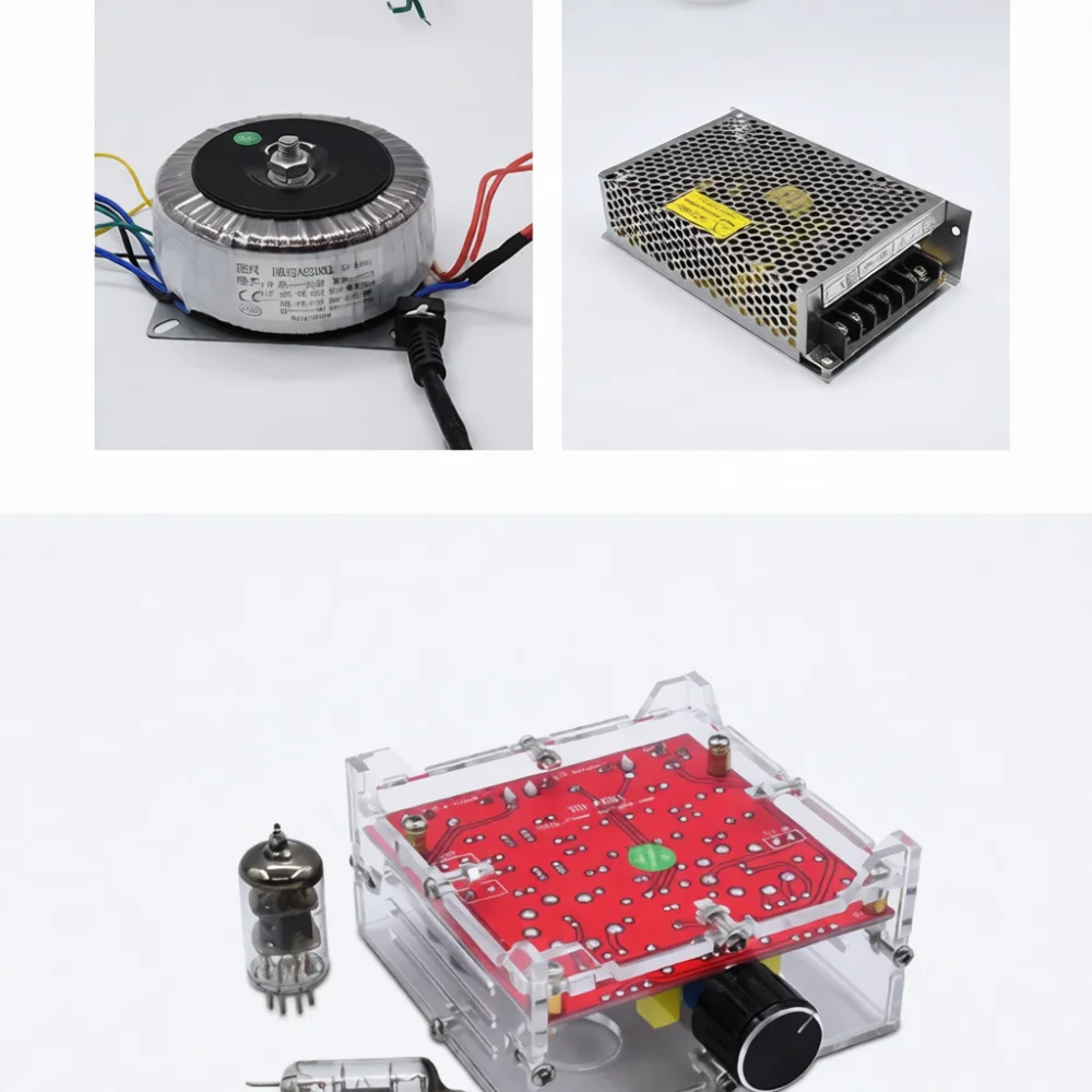 Фото XH A201 6J1 Плата лампового предусилителя HIFI, аудио предусилитель класса А с прозрачным кристаллическим корпусом №4