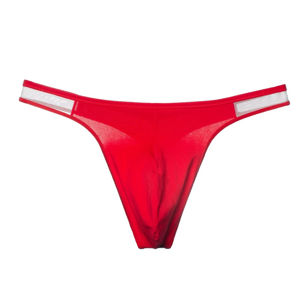 

Thongs Mens Briefs Lingerie Low-rise Stretchy T-Back Comfy Underpant Cotton Underwear G-String Jockstrap M-2XL
