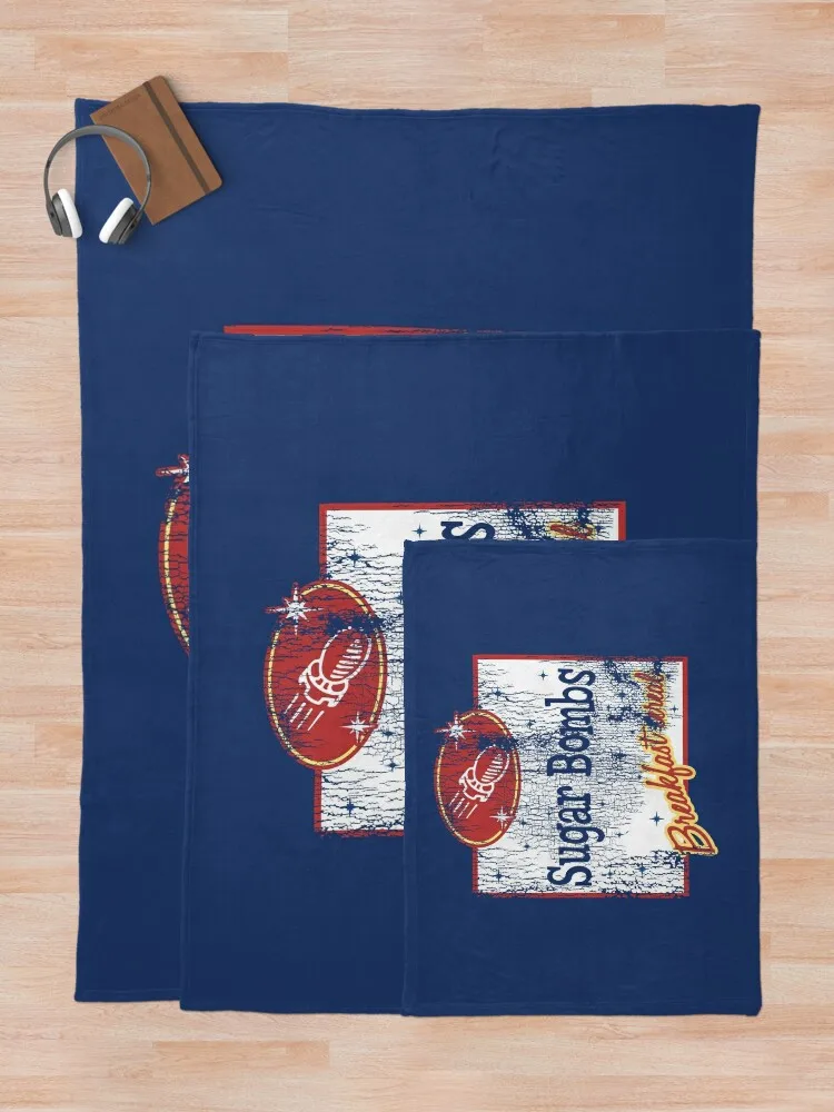 Ношенное одеяло с логотипом Sugar Bombs (полное) Детские дизайнерские одеяла