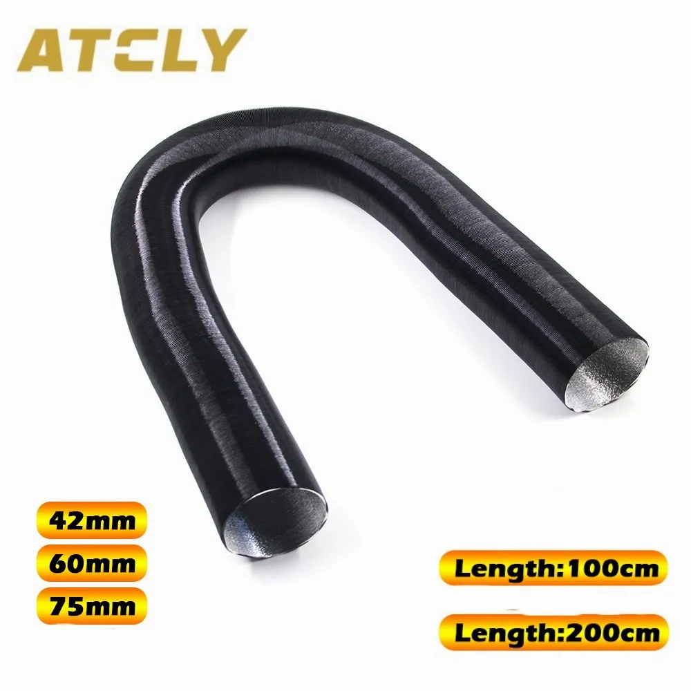 

42/60/75mm Air Diesel Heater Ducting Pipe Hose Line Air Intake Vent Exhaust Parking Tube For Webasto Dometic Planer Eberspache