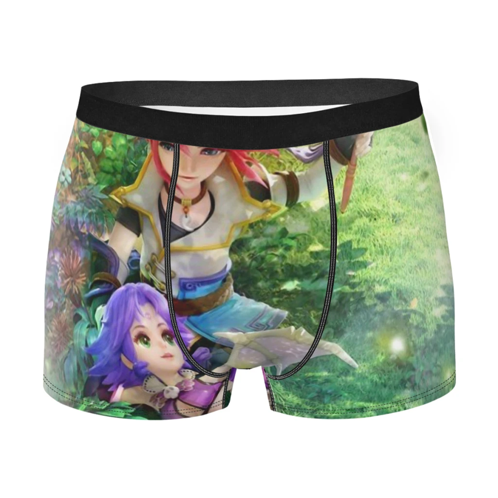 

Боксеры Happy Hour мужские, дышащее забавное нижнее белье, шорты с принтом Westward Journey, подарок на день рождения