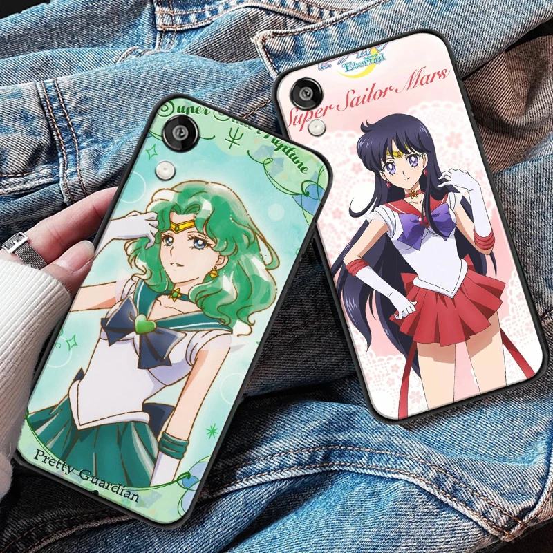 

Bandai Sailor Moon Anime For Huawei P Smart Z 2019 2020 P20 P30 Lite Pro Phone Case Back Coque Liquid Silicon Soft Black