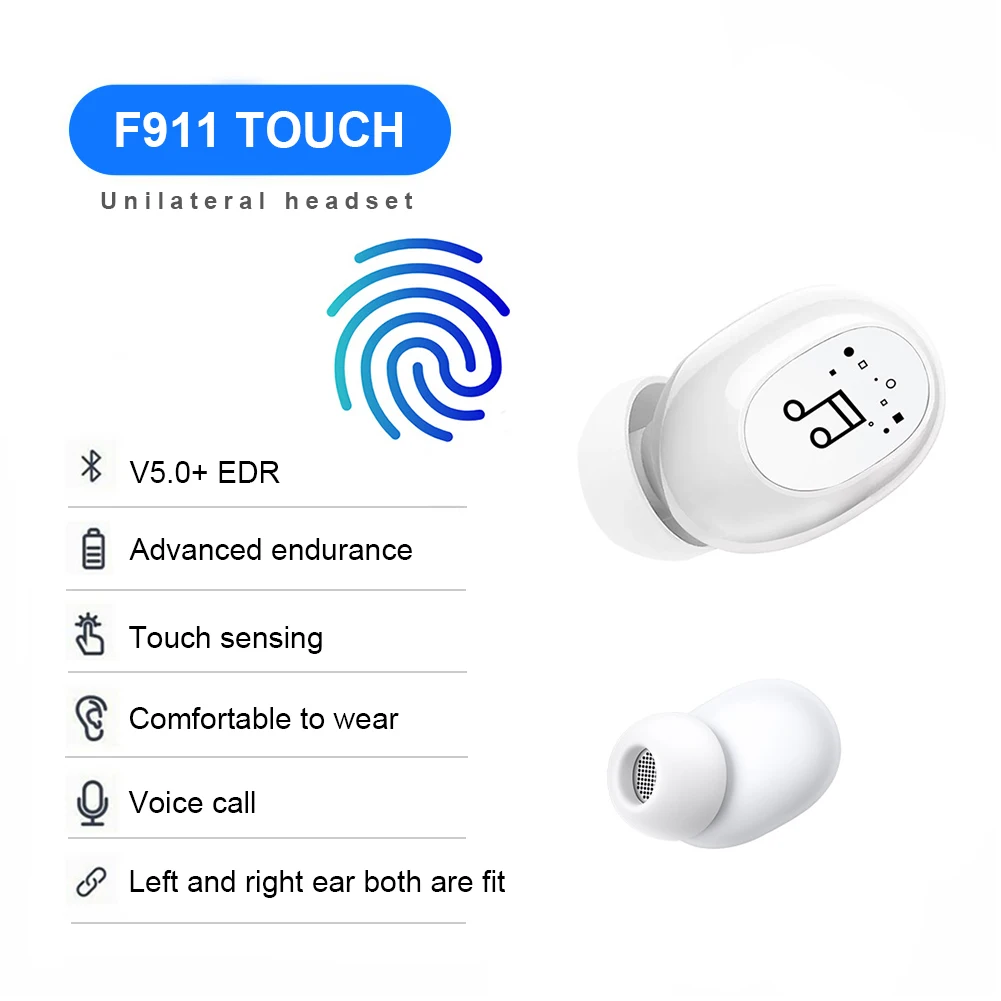 

5.0 Wireless Bluetooth-compatible Earphone Fone de ouvido Stereo Headphones Sport Earbuds Headset With Mic For All Smart Phone