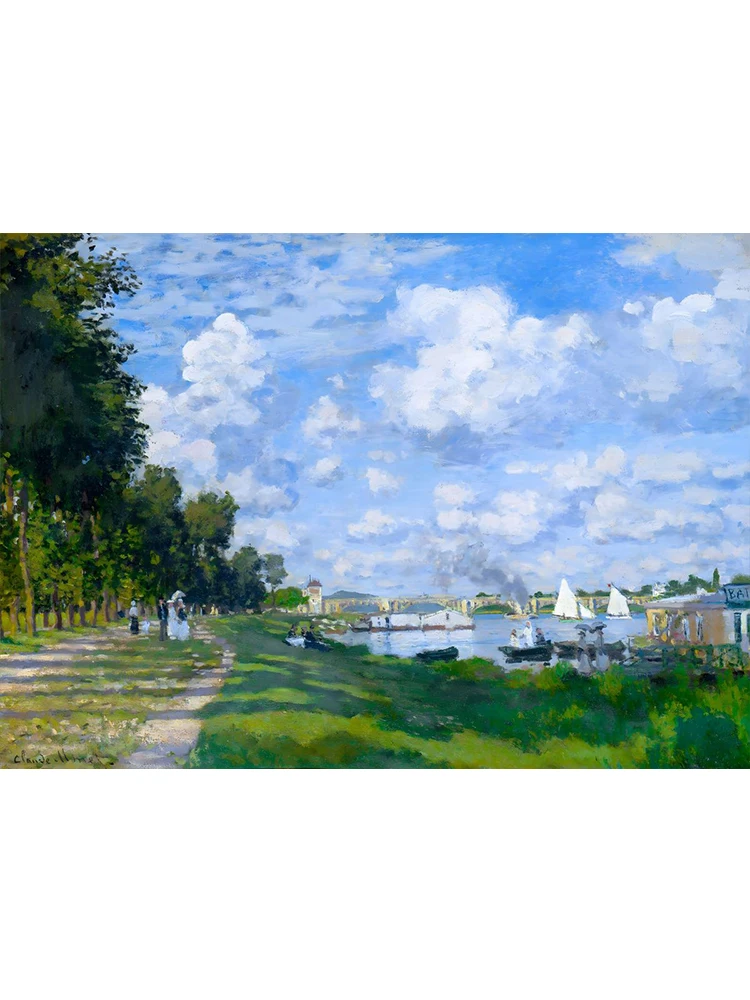 

Абстрактная картина на холсте Клод Моне садовый пейзаж