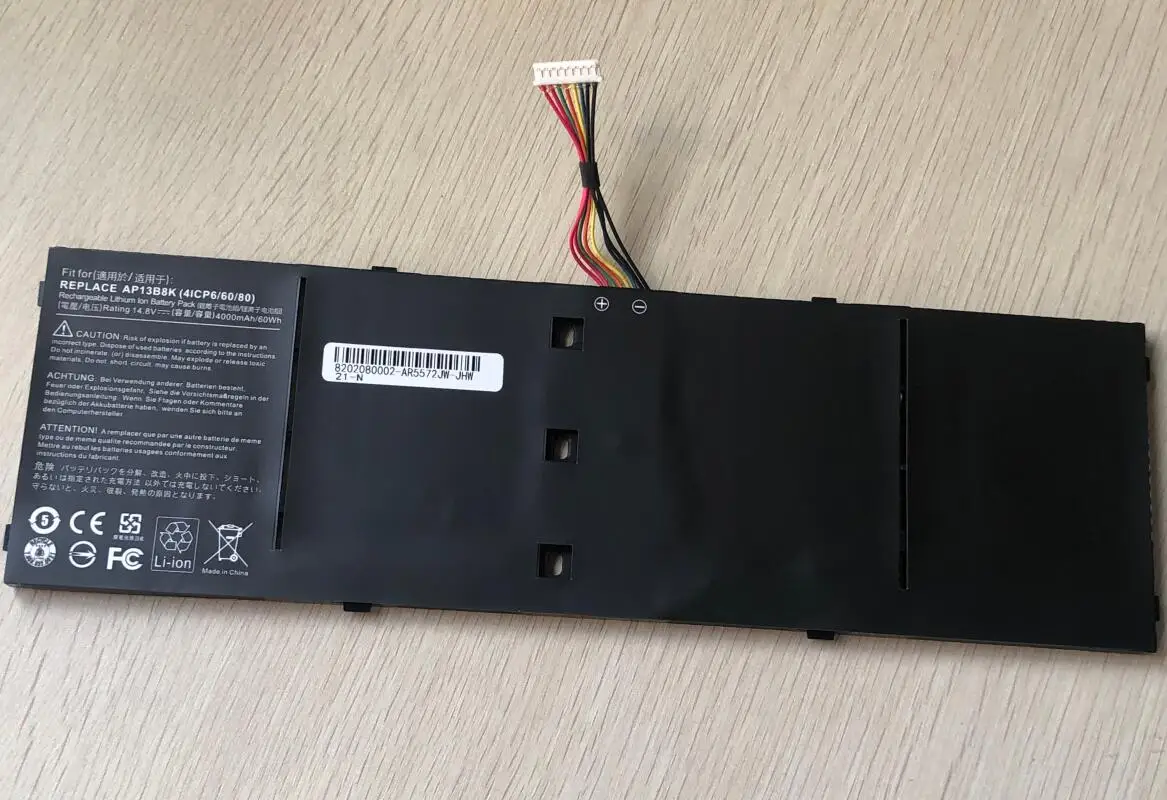 Аккумулятор для ноутбука HSW AP13B3K Acer Aspire V5 R7 V5-572G V5-573G V5-472G V5-473G V5-552G M5-583P V5-572P R7-571 AP13B8K |