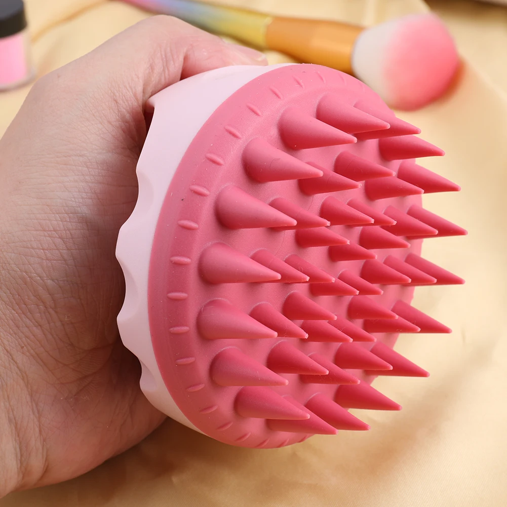 

Creative Cute Silicone Shampoo Massage Brush Massage Grooming Hair Brush Cleaning Shampoo Comb Portable Head Grab
