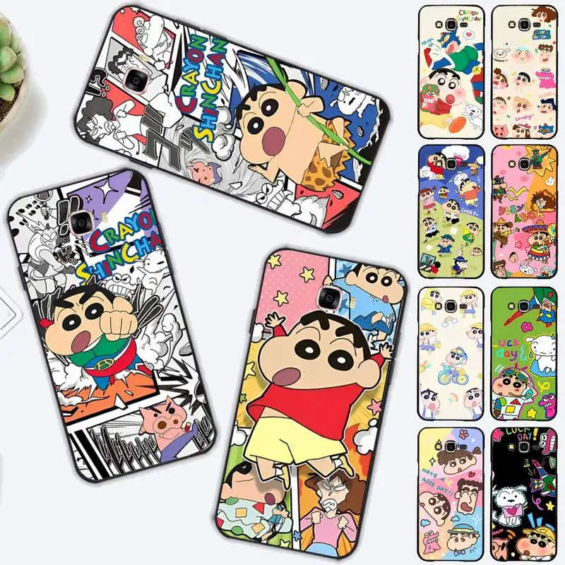 

Cute-S-Shin-Boys-C-Chan-Anime-Crayon Phone Case For Samsung J 7 plus 7core J7 neo J6 plus prime J6 J4 J5 Mobile Cover