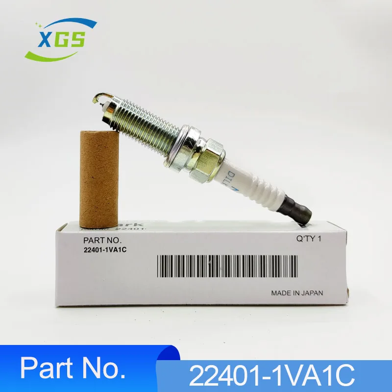 

New 22401-1VA1C DILKAR7D11H Dual Iridium Spark Plug For Nissan Rogue 2.0L 2017 X-TRAIL QASHQAI 22401 1VA1C 4PCS