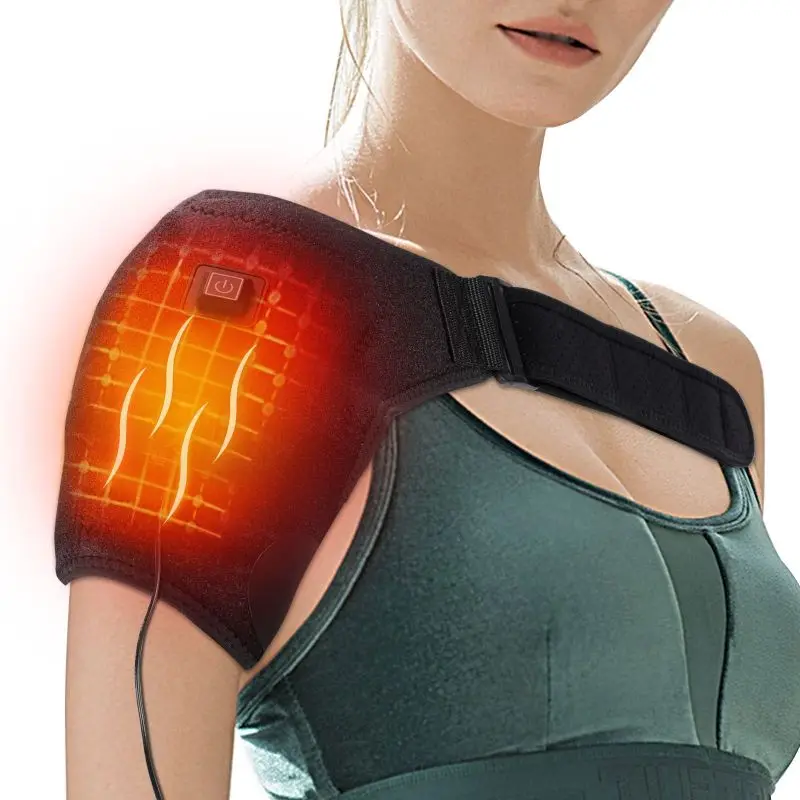 

Shoulder Heating Pad Heated Wrap 3 Heat Levels Heating Pad for Shoulder Pain for Men Women Frozen Shoulder Pain Relief
