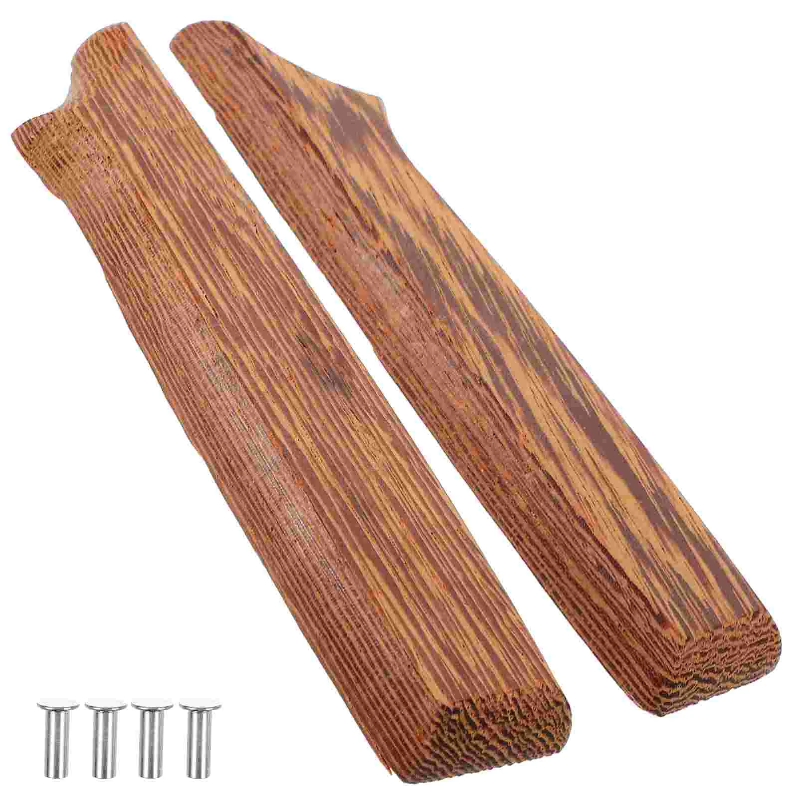 

2pcs Wooden Handle Replacement Kitchen Handle Non-skid Handle Grip