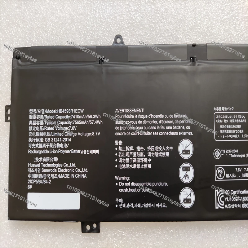 HB4593R1ECW Аккумулятор для Huawei Matebook X Pro 14 &quotKPL-W00 KLV W29C MACH W29 W19C W29B &quotGRADE A&quot KLVL WFE9 KLVC WAH9L