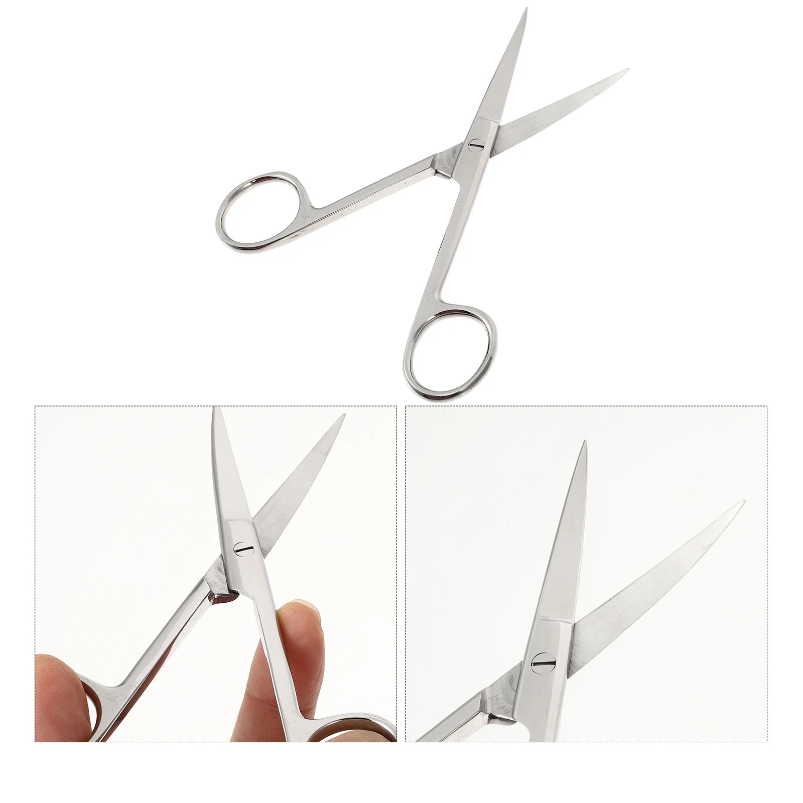 

Medical Scissors Trimming Tool Used Surgery Supply Curved Point Mini Tools