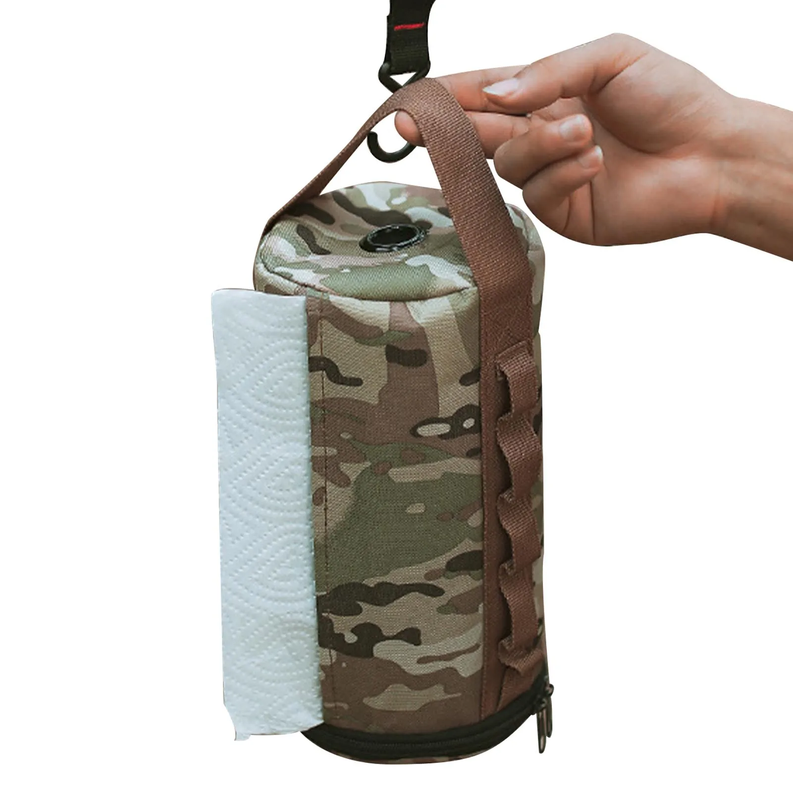 

Multifunctional Toilet Paper Holder Camping Toilet Paper Box Travel Storage Bag Waterproof For BBQ Camping Hiking Outdoor