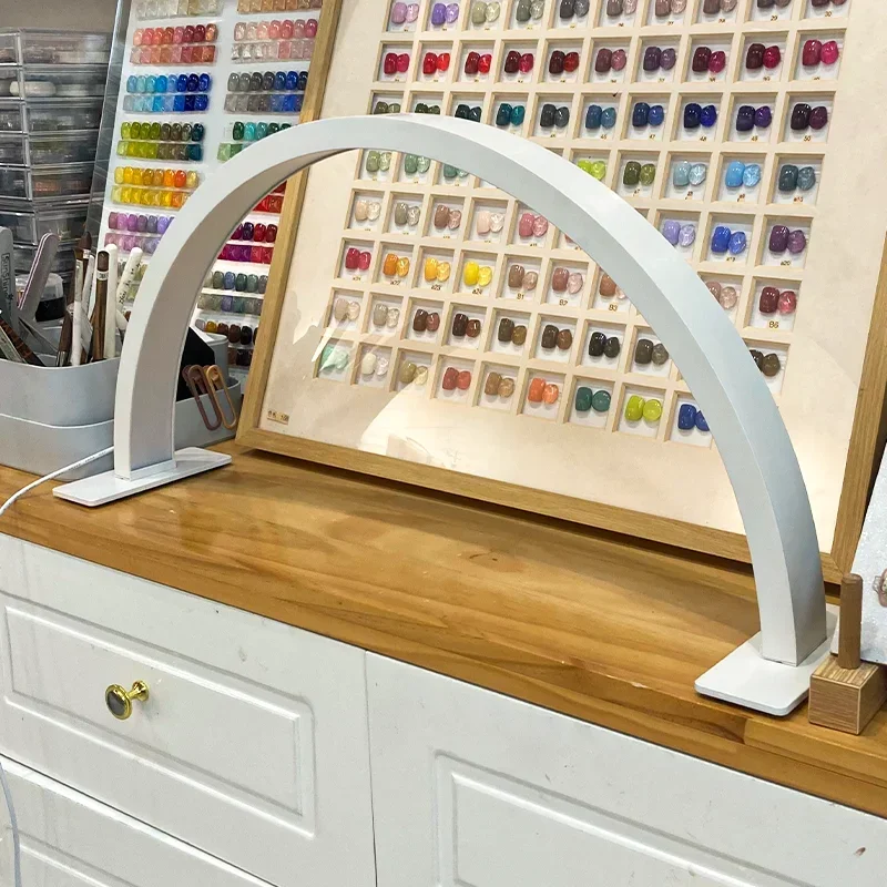 2024 магазин красоты полумесячная дугообразная Настольная лампа для маникюрного