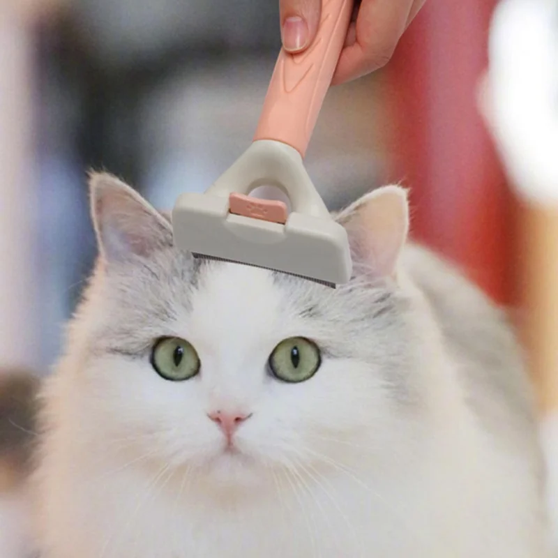 

Щетка для удаления шерсти домашних животных, расческа для вычесывания кошачьей шерсти, для груминга собак и кошек