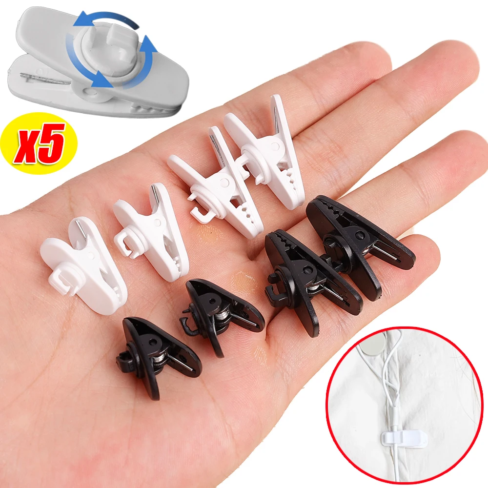 

360 Rotating Cable Cord Clamp Collar Wire Organization Holder Headset Audio Line Protable for Earphone Headphone Winder