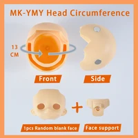 mk ymy 13cm ob11 doll head and random gsc blank face for 112 bjd headgsc clay dollsob11 rabbit cat head replacement ears doll