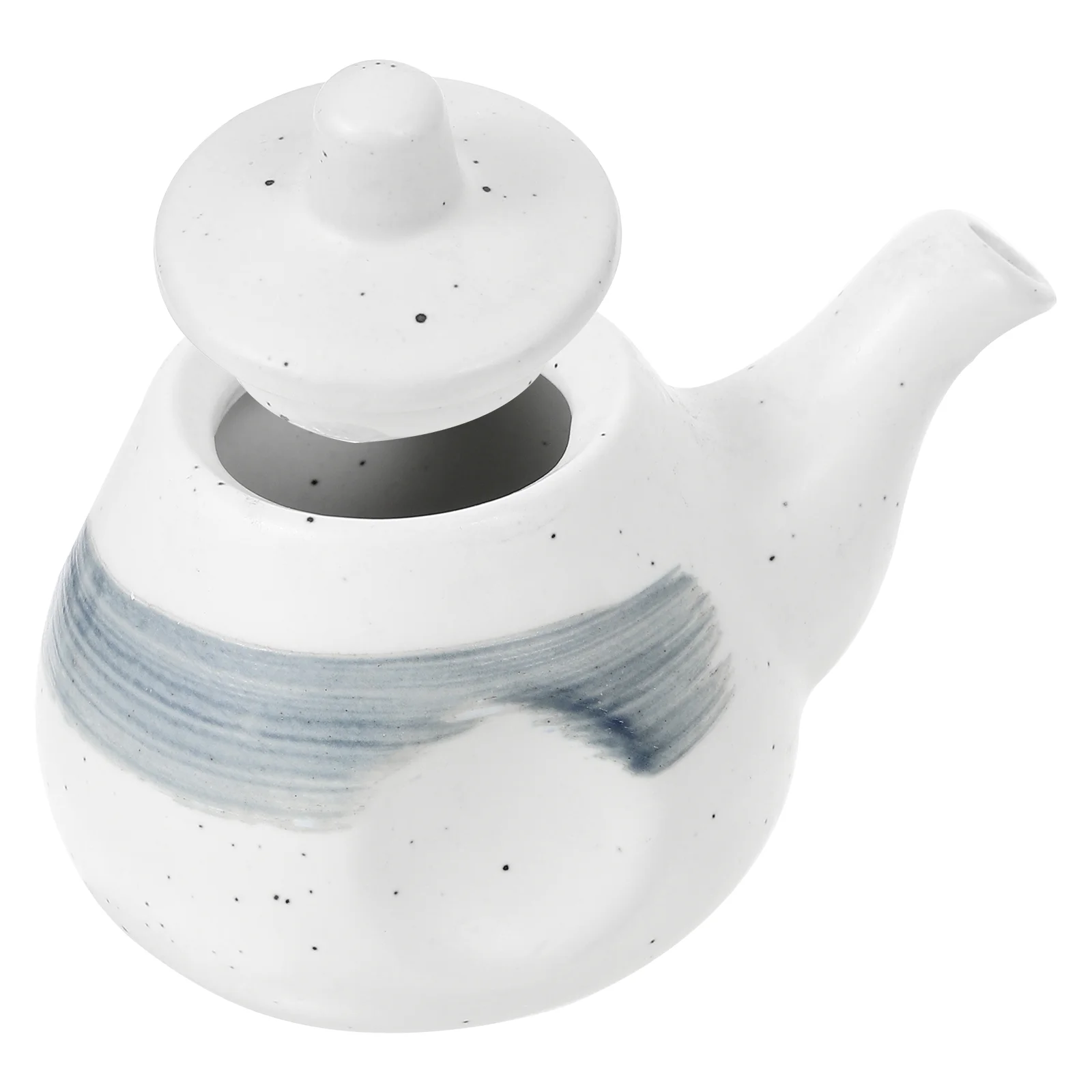 

Dispenser Oil Vinegar Sauce Soy Set Ceramic Container Bottle Cruet Kitchen Olive White Liquid Condiment Ceramics Pour Crut