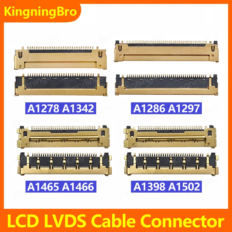 

New For Macbook Pro Air A1278 A1286 A1297 A1342 A1369 A1370 A1465 A1466 A1398 A1425 A1502 LCD LED LVDS Cable Connector