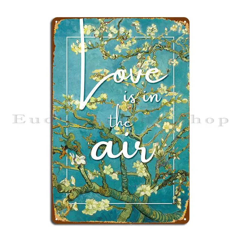 

Love Is In The Air Metal Plaque Poster Home Party Plates Garage Create Living Room Tin Sign Poster