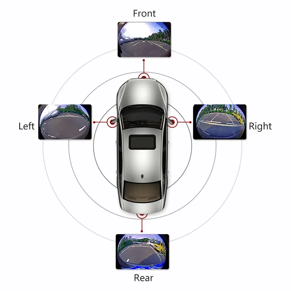 Фото Автомобильная система Wemaer: 9/10-дюймовый GPS-экран с сенсорным управлением, 2+32 ГБ, автомобильное видео-аудиоустройство, Android автомагнитола, система кругового обзора 360 градусов №1