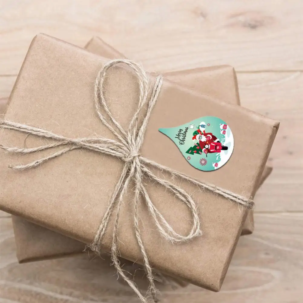

Cute Self-adhesive Fine Printing Xmas Gift Candy Bag Envelope Label Christmas Sticker Christmas Gift Tag