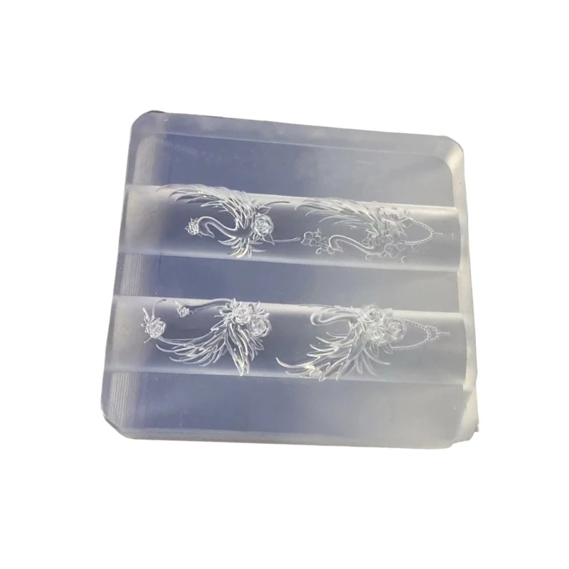 Легкосъемные силиконовые формы для штампов ногтей профессиональные маникюра